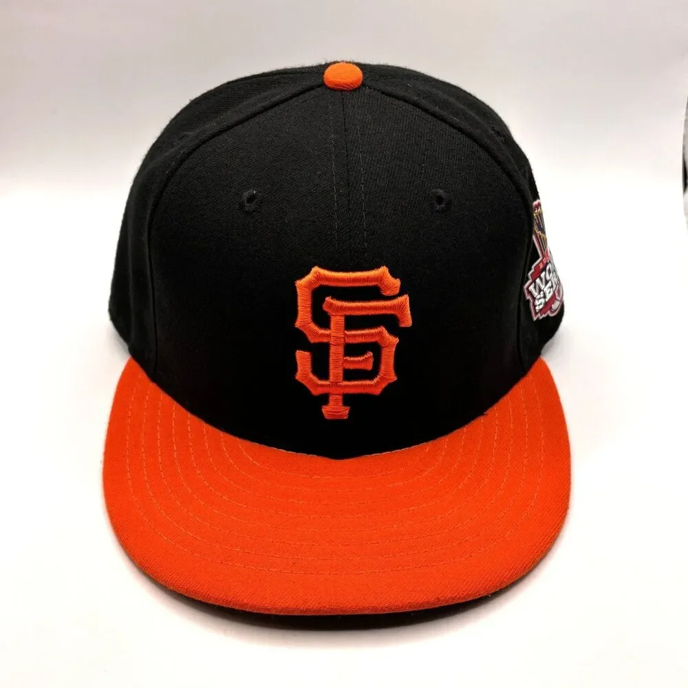 San Francisco Giants New Era On Field Hat Cap 2012 World Series Fitted 7 3/8